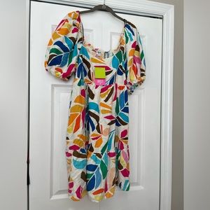 Tabitha Brown for Target linen multicolor dress